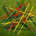 Toy Time Jumbo Pick Up Sticks Classic Wooden Outdoor/Indoor Strategy and Coordination Game for Adults, Kids 758698YGC